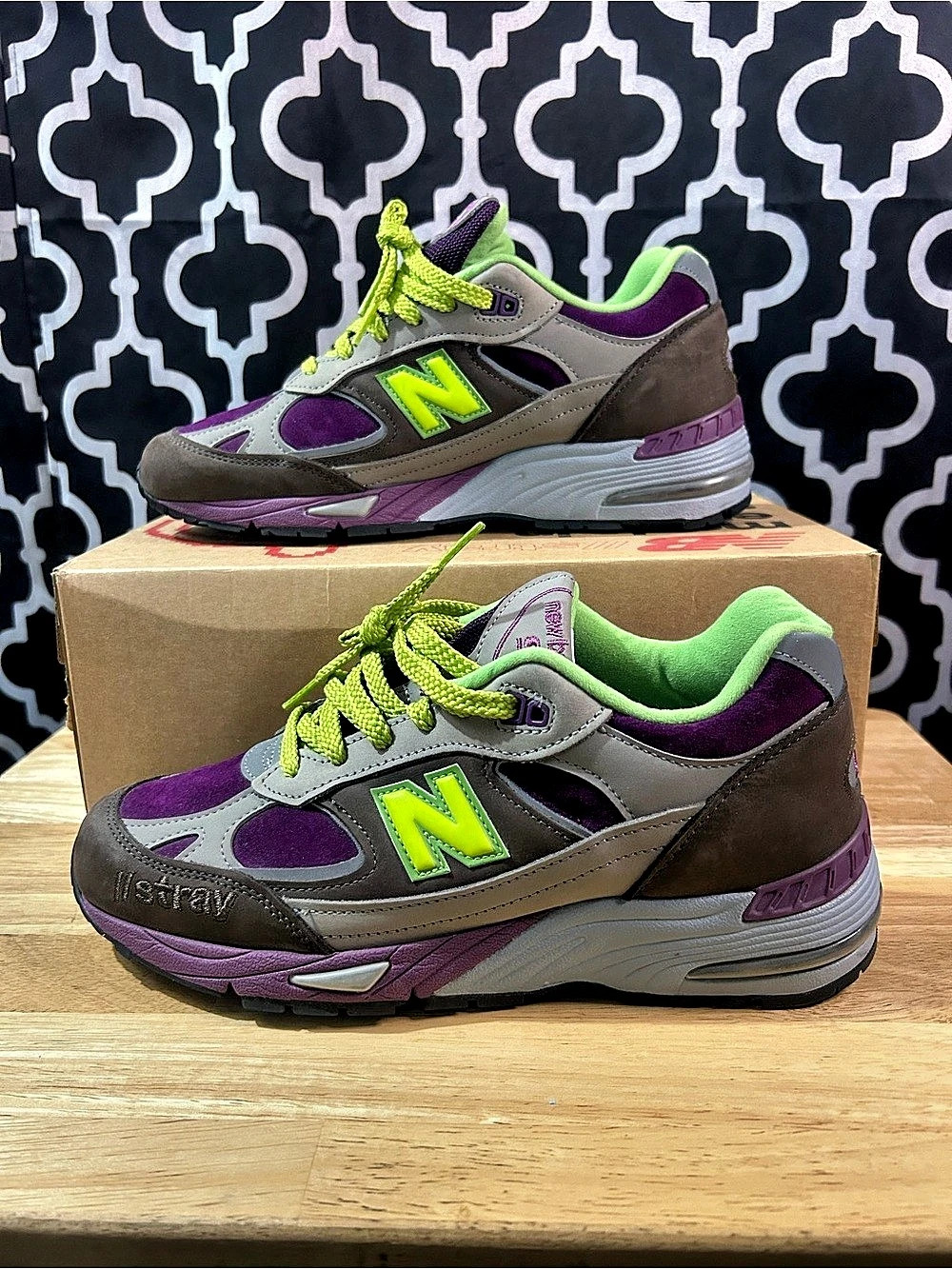 New Balance Stray Rats x New Balance 991 Made in England 'Purple Green' M991SRG